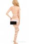 Lace Cage Strap Wedding Night Teddy Nightwear White