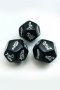 12 Sides Love Sex Game Dice - Black