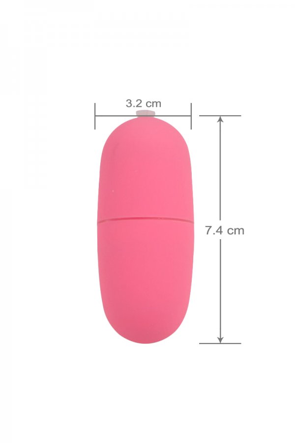Waterproof Remote Control Vibrating Egg - Pink