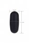 Waterproof Remote Control Vibrating Egg - Black