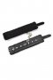 Black Leather Fur Lined Sensual Handcuffs