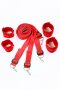 HQ Under Bed Bondage Restraints Kit - Red