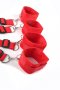 HQ Under Bed Bondage Restraints Kit - Red