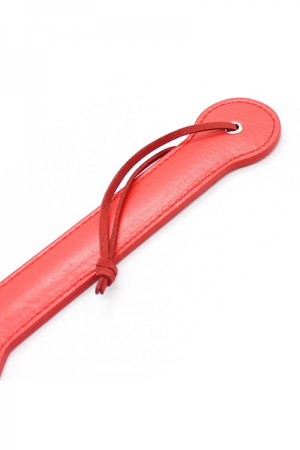 Red Leather Paddle Toy