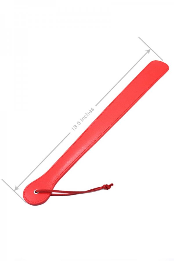 Red Leather Paddle Toy