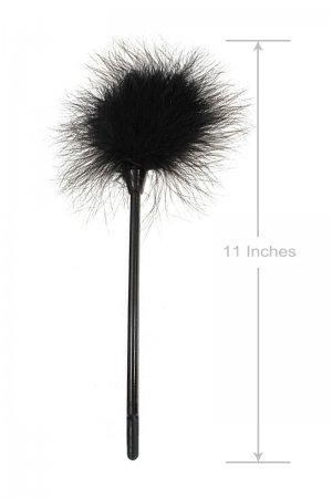 Lovers Soft Feather Tickler - Black