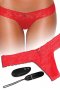 Vibrator Panty with Wireless Remote - Red