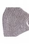 Shiny Rhinestone Mesh Jewellary Bra - Silver