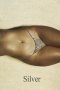 Rhinestone Jewellery Thong For Women - Silver