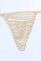 Erotic Jewelry Thong - Golden