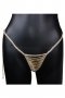 Erotic Jewelry Thong - Golden