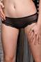 Black Flower Transparent Panty