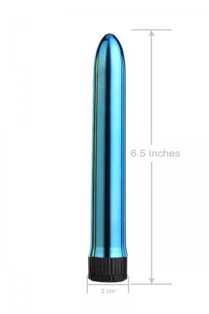 Blue 6.5 Inch Vibrator for Women