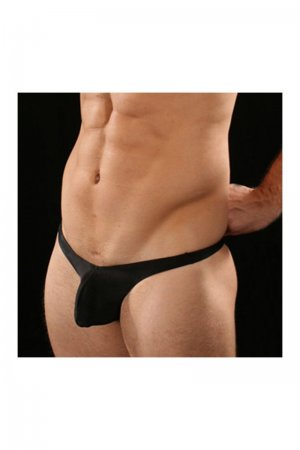 Mens Thong Underwear - Black