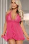 Pink Sexy Babydoll Dress for Honeymoon