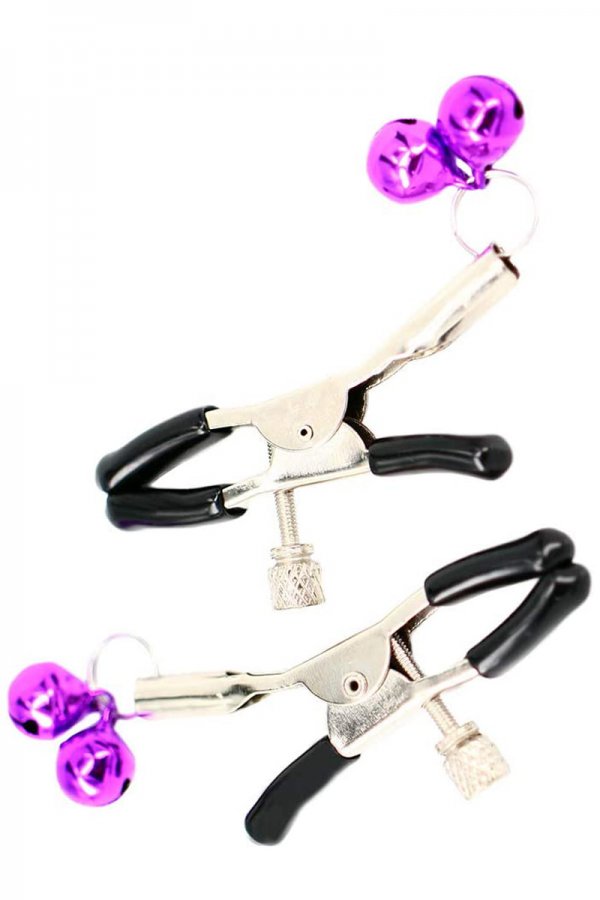 Sexy Nipple Clamps with Screw & Bell