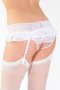 Bridal Lace Suspender Belt with Panty