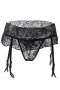 Garter Belt with Crotchless Panty