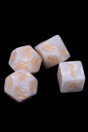 Sex Ludo Dice Game - Set of 4 Dices