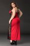 Red Sexy Maxi Dress - Plus Size