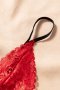 Valentine Red Lace Bra Set with Garter Belts