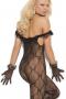 Bow Tie Lace Bodystocking 