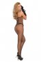 fishnet halter bodystocking with open bust and crotch