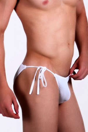 White Ties Sexy Panty For Men