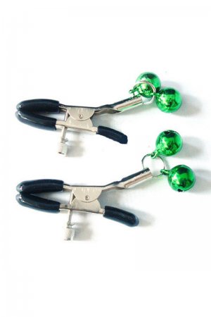 Nipple Clip With Green Bell