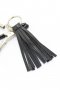 Nipple Clamps with Black Leather Tassels