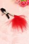 Nipple Clamps with Red Feather