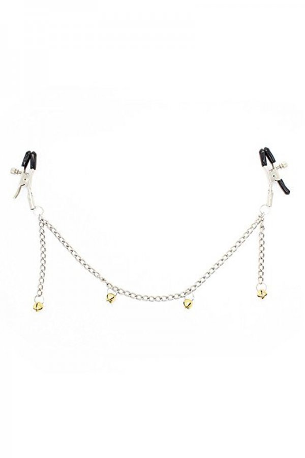Nipple Clip With Chain & Bells