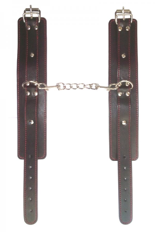 Passionate 7Pcs Sexy Bed Black Bondage Set