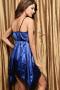 Lace Trim Satin Baby doll dress
