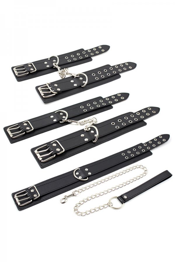 Black BDSM Fetish Kit