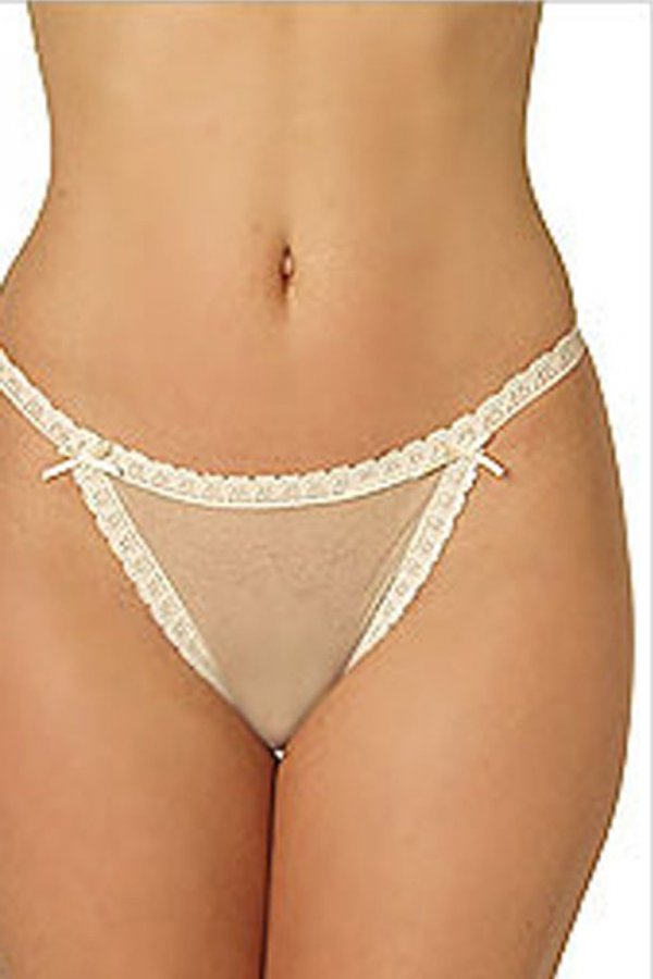 White Designer Panty with bows