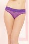 Purple Open Crotch Panty