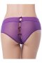 Purple Open Crotch Panty