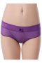 Purple Open Crotch Panty