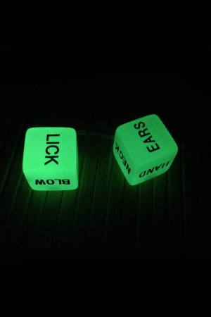 Glow In Dark Sex Dice Toy – Set of 2