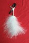 Nipple Clamps with White Feather