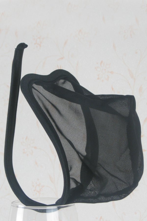 Black Honeymoon C String Pouch For Man