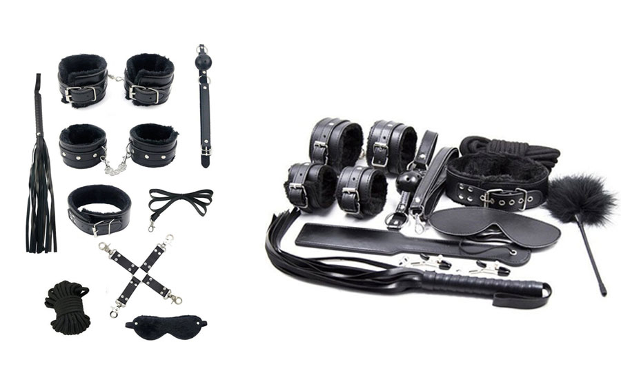 Black BDSM kit